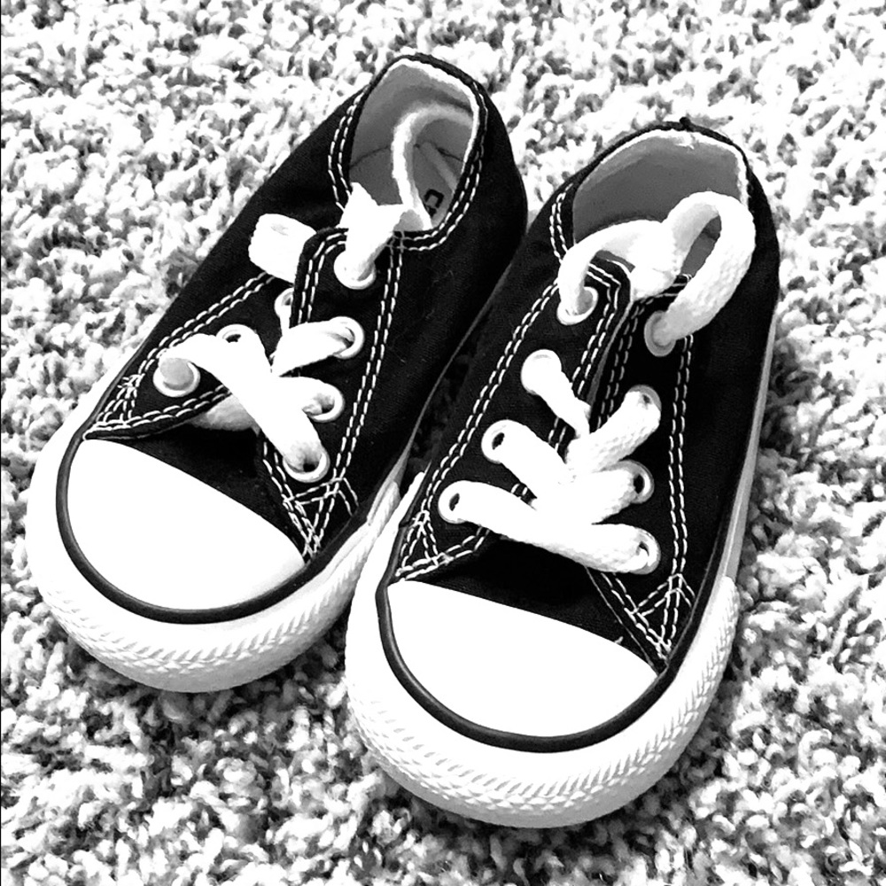 Infant Black Converse ALL STAR